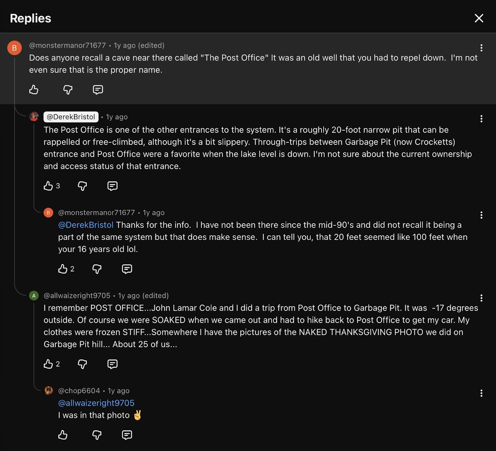 Description of The Post Office Entrance to Sloans Valley Cave.jpg